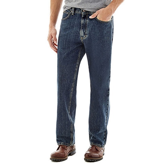 Lee Straight Leg Relaxed Fit Jeans - Picture 1 of 4